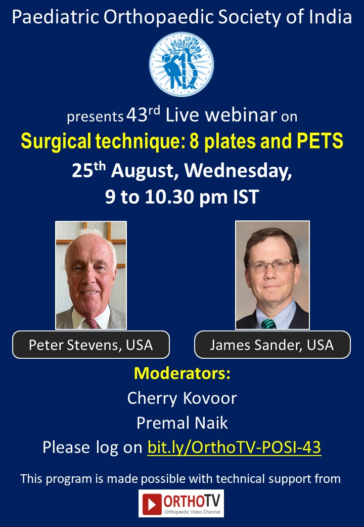 POSI Webinar 43: Surgical technique: 8 plates and PETS