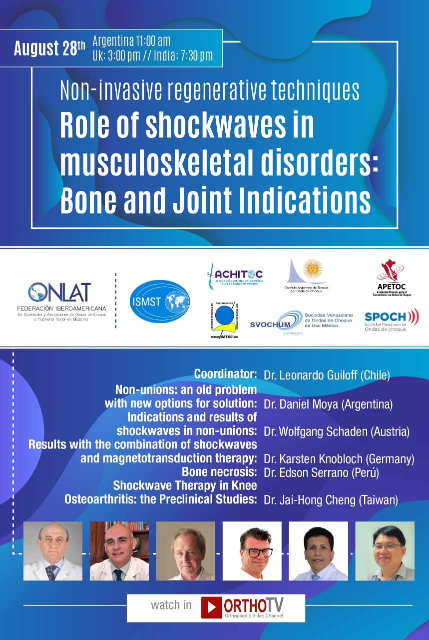Non-Invasive Regenerative Techniques Masterclasses: The Role of Shockwaves in Musculoskeletal Disorders: Part 4