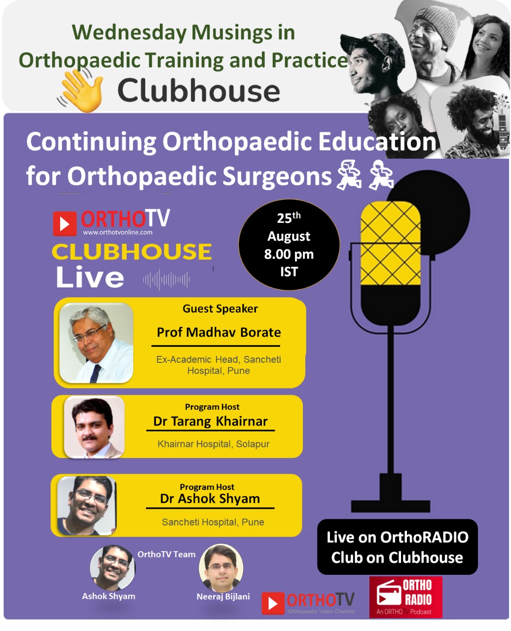 Wednesday Musings: Continuing Orthopaedic Education for Orthopaedic Surgeons : Dr Madhav Borate