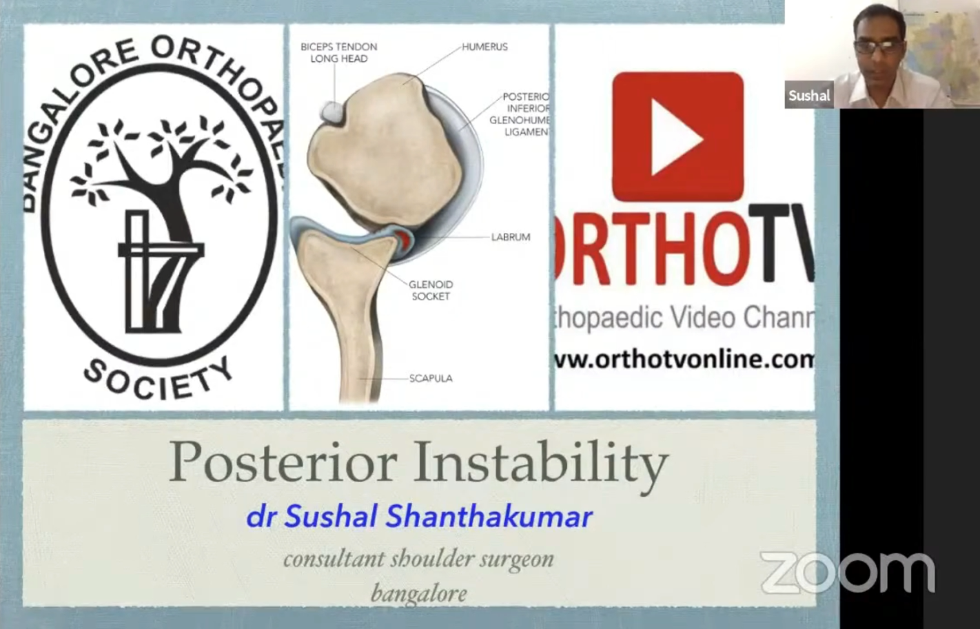 Posterior Instability Dr Sushal Shanthakumar Consultant Shoulder Surgeon Bangalore