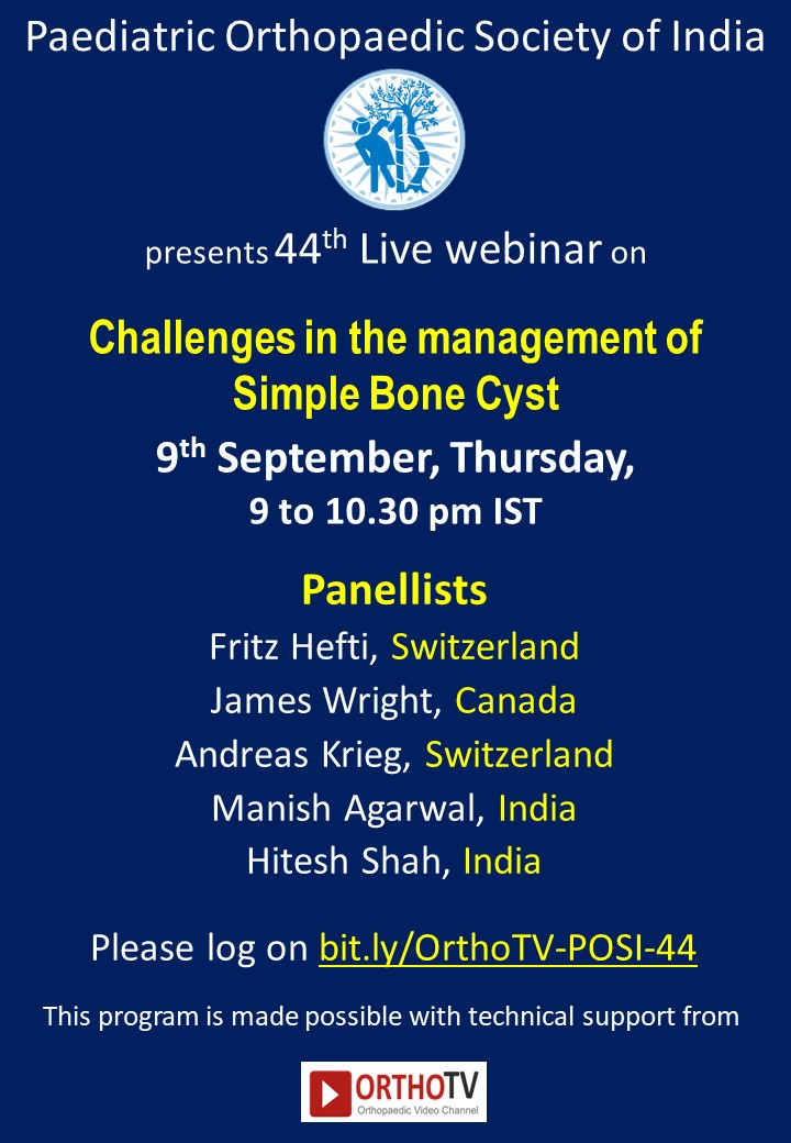 POSI 44: Challenges in the Management of Simple Bone Cyst