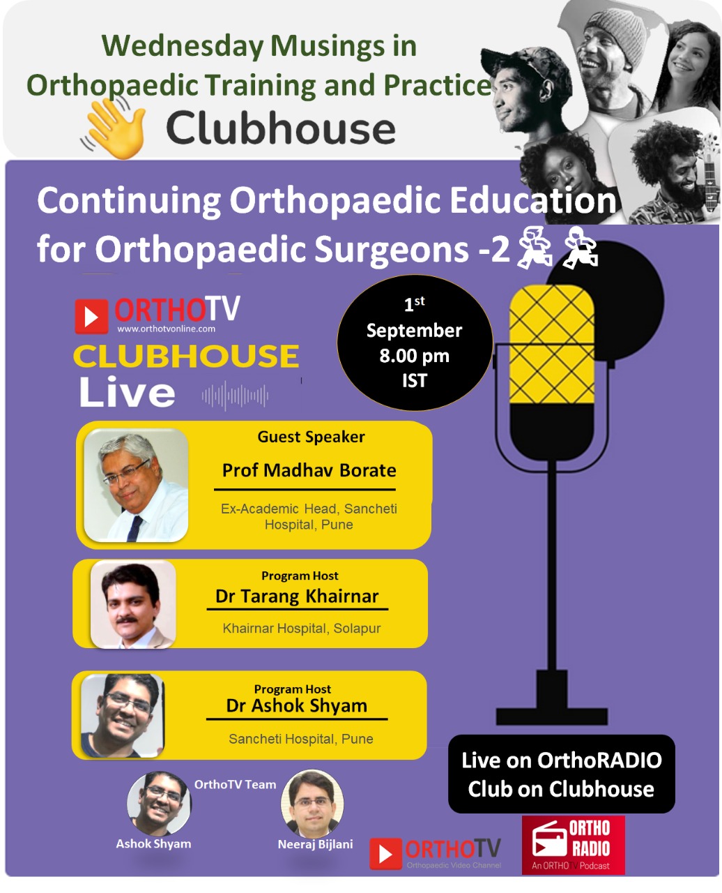 Wednesday Musings: Continuing Orthopaedic Education for Orthopaedic Surgeons 2 : Dr Madhav Borate