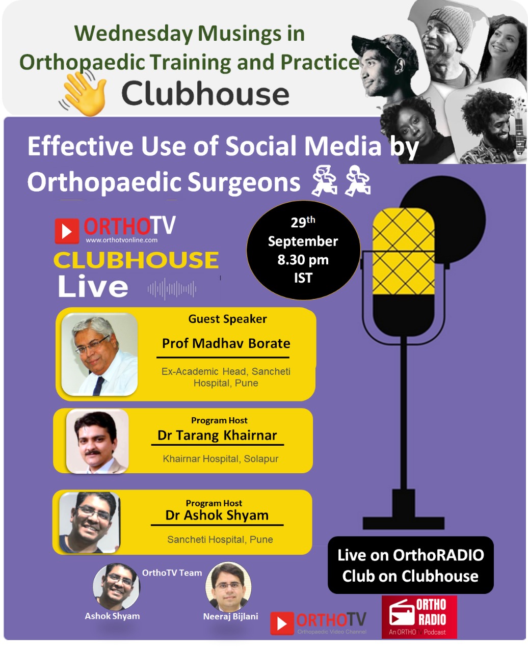 Wednesday Musing: Effective Use of Social Media by Orthopaedic Surgeons Dr Madhav Borate
