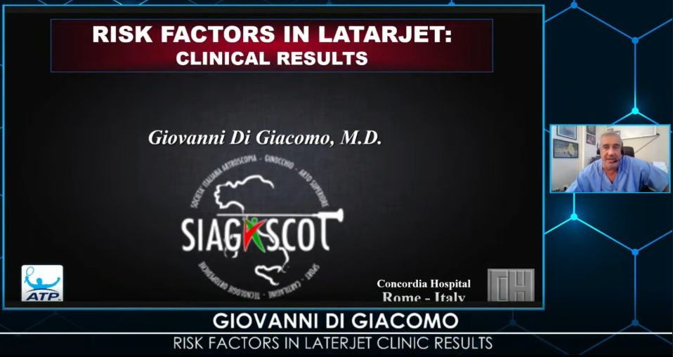 Risk Factor in Latarjet : Clinical Results - Dr Giovanni Di Giacomo