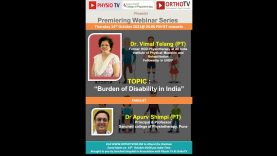 Physio TV – Burden of Disability in India by Dr Vimal Telang