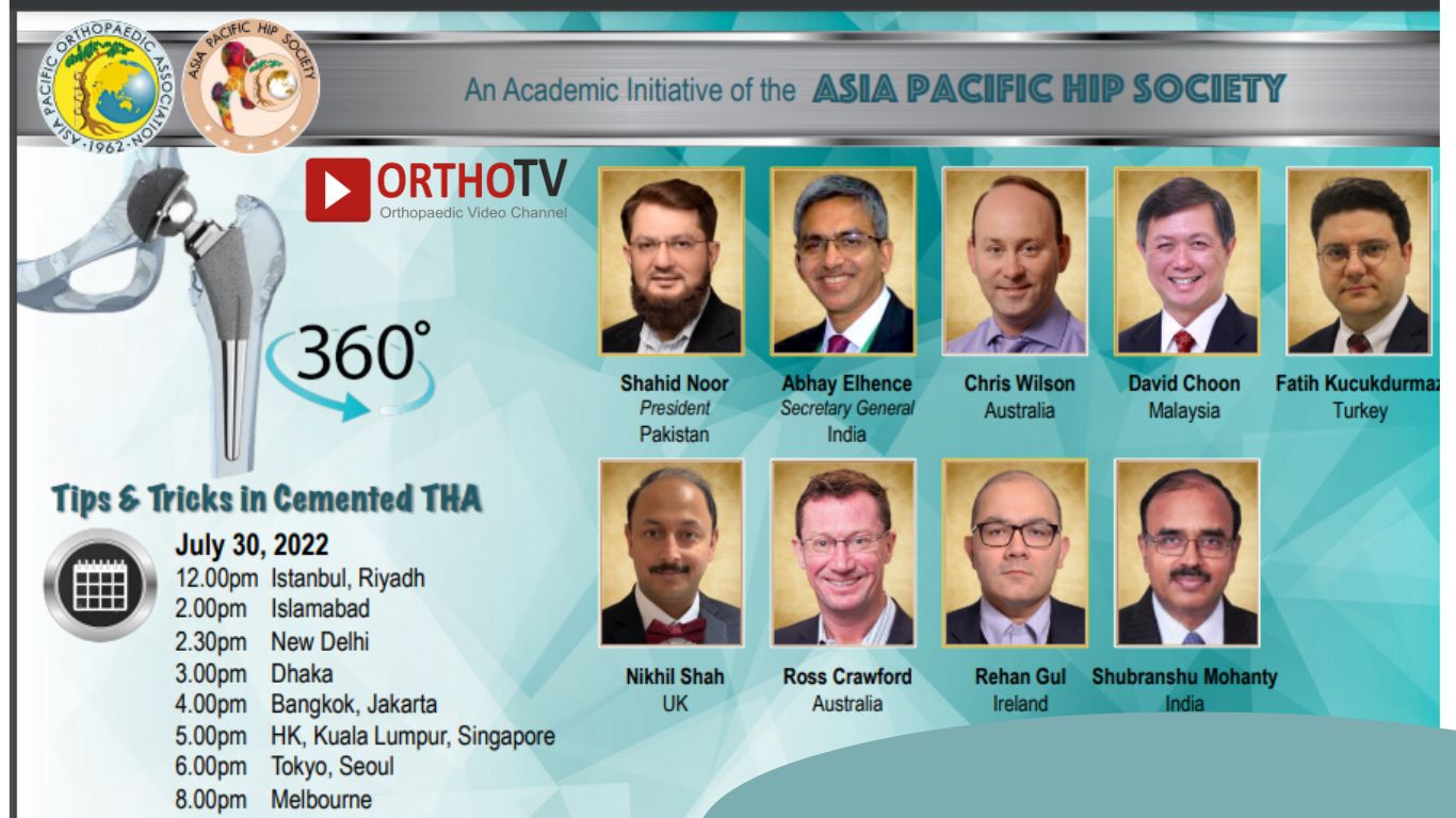 ASIA PACIFIC HIP SOCIETY - THA in Dysplastic Hips