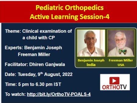 Pediatric Orthopedics Active Learning Session-4 - Clinical examination of a child with CP