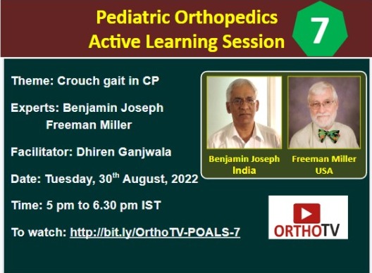 Orthopedics Active Learning Session-7 - Crouch Gait in CP
