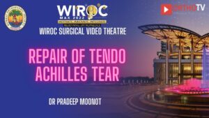 Repair of Tendo Achilles tear Dr Pradeep Moonot