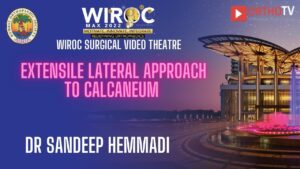 Extensile lateral approach to calcaneum Dr Sandeep Hemmadi