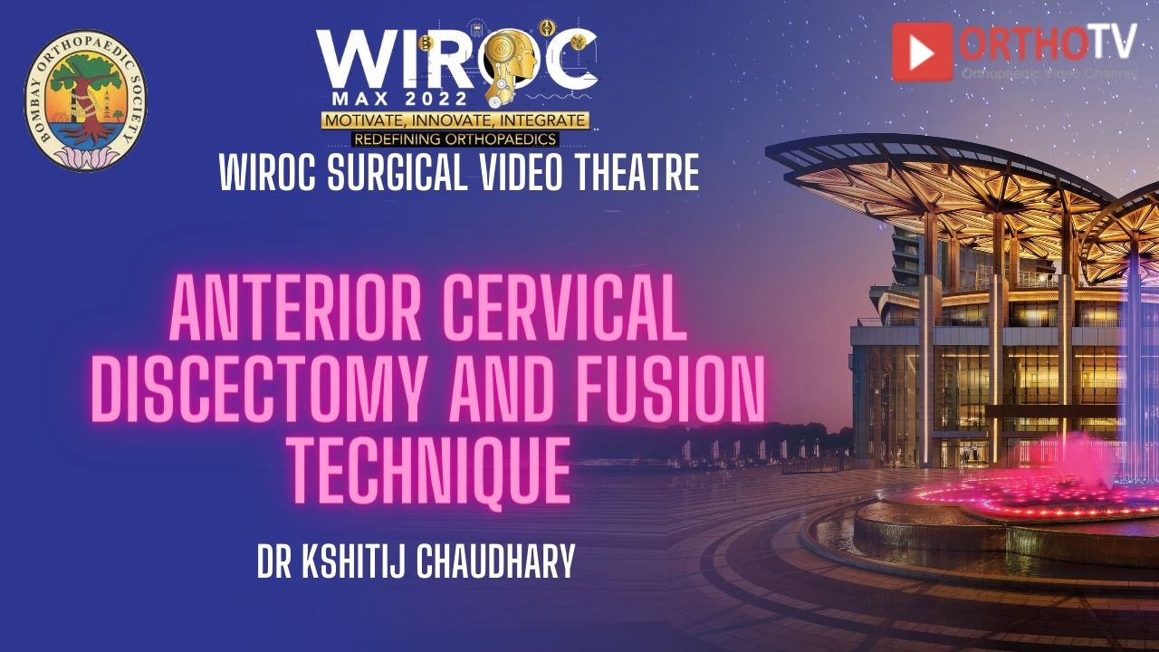 Anterior Cervical Discectomy and Fusion techniqueDr Kshitij Chaudhary