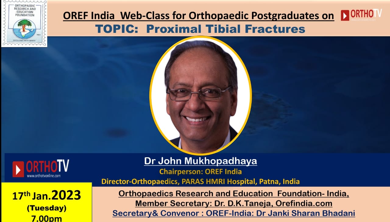 OREF-India Web-class for Orthopaedic
