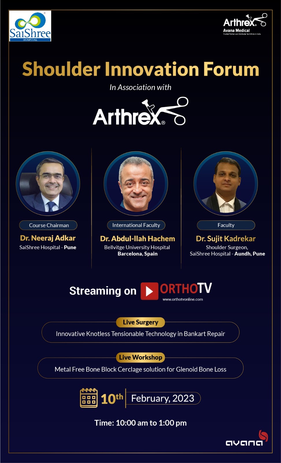Shoulder Innovation Forum In Association with Arthrèx - Dr. Neeraj Adkar