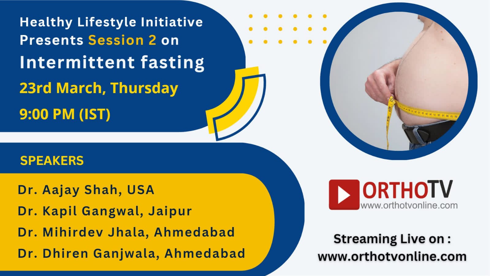 Healthy Lifestyle Initiative Presents Session 2 on Intermittent fasting
