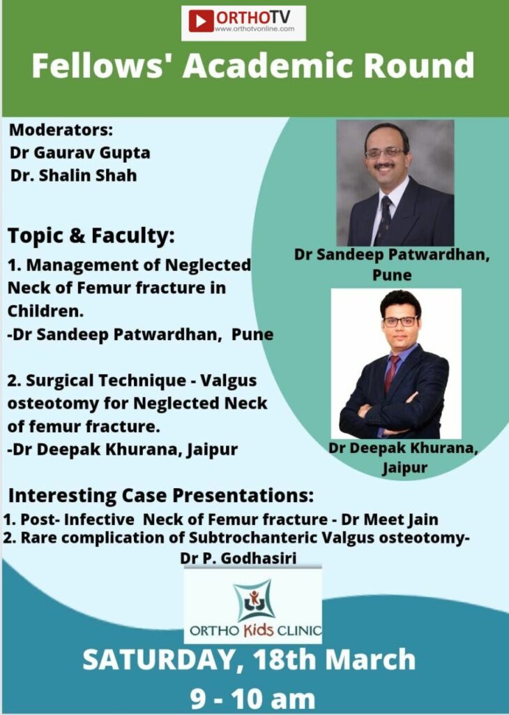 Fellows' Academic Round Management of Neglected Neck , Surgical Technique : Dr Sandeep Patwardhan