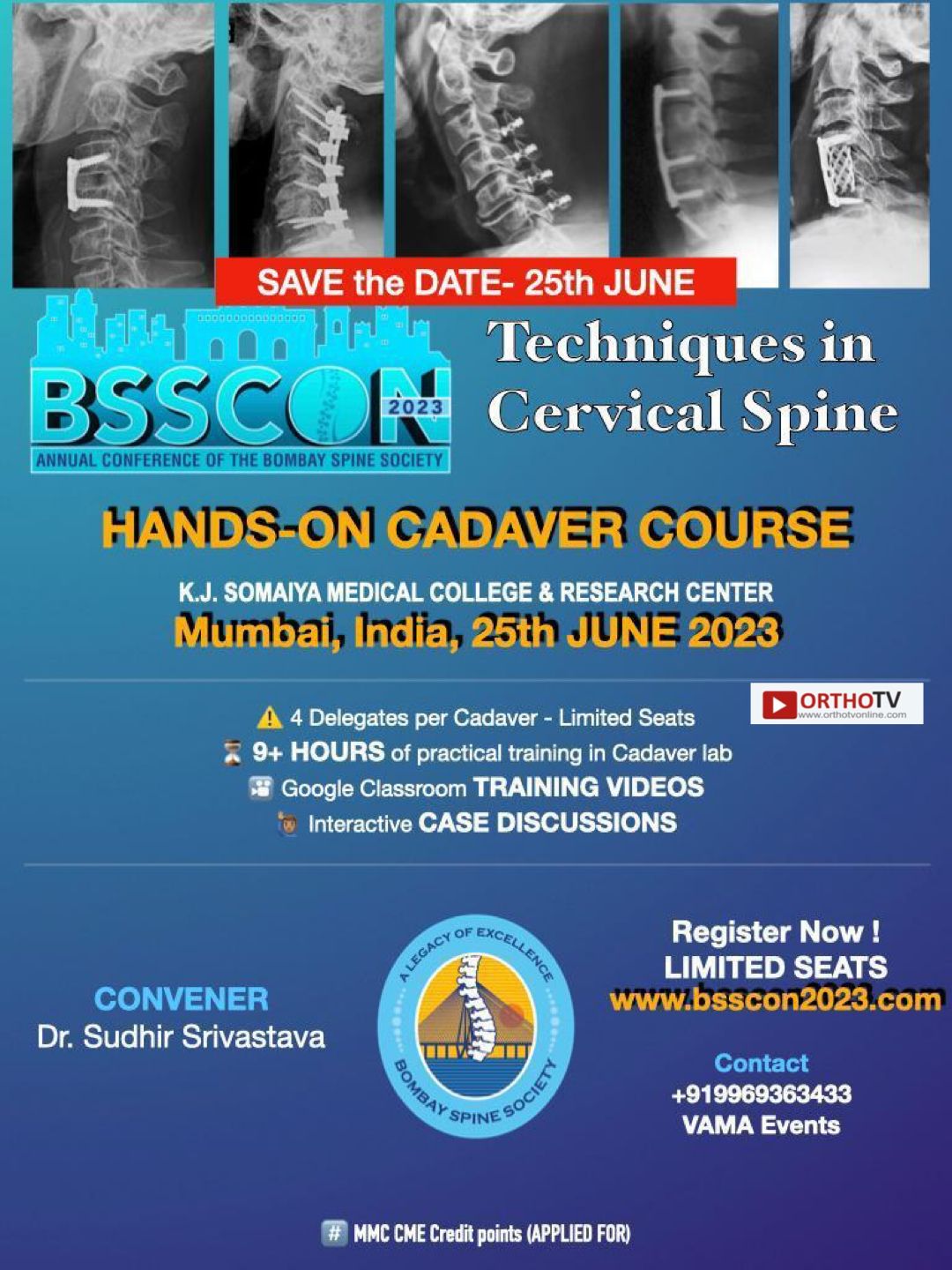 *BSSCON 2023 - Cervical Spine Cadaver Workshop 25th JUNE *