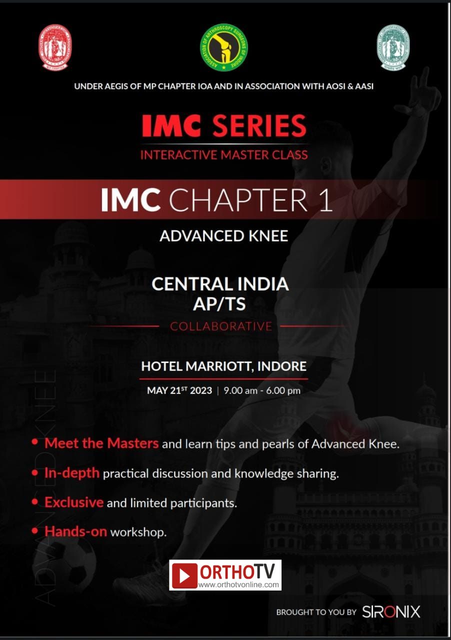 UNDER AEGIS OF MP CHAPTER IOA AND IN ASSOCIATION WITH AOSI & AASI - IMC SERIES INTERACTIVE MASTER CLASS