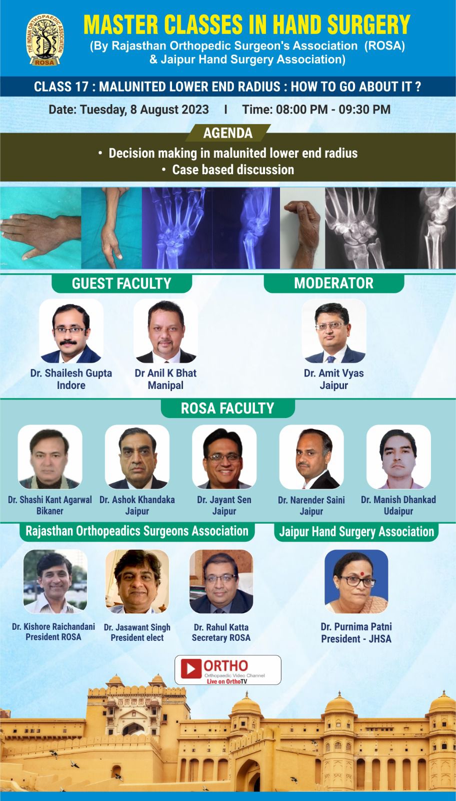 MASTER CLASSES IN HAND SURGERY - CLASS 17 : MALUNITED LOWER END RADIUS: HOW TO GO ABOUT IT?
