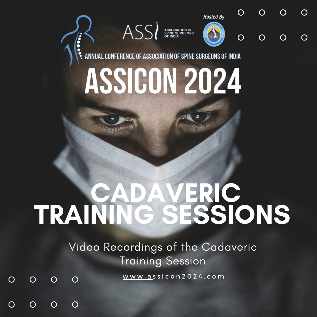 ASSI RECORDED CADAVERIC TRAINING SESSION : ASSICON 2024